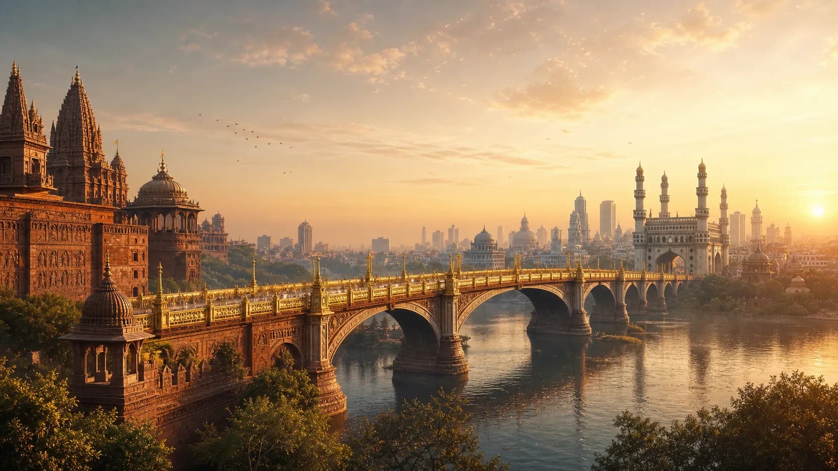 Agroha to Hyderabad original Agrasen Setu wallpaper