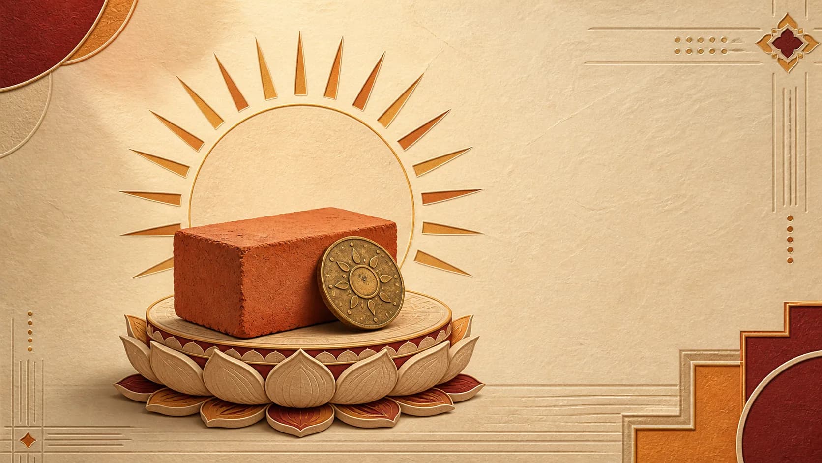 Ek Eent, Ek Mudra original Agrasen Setu wallpaper